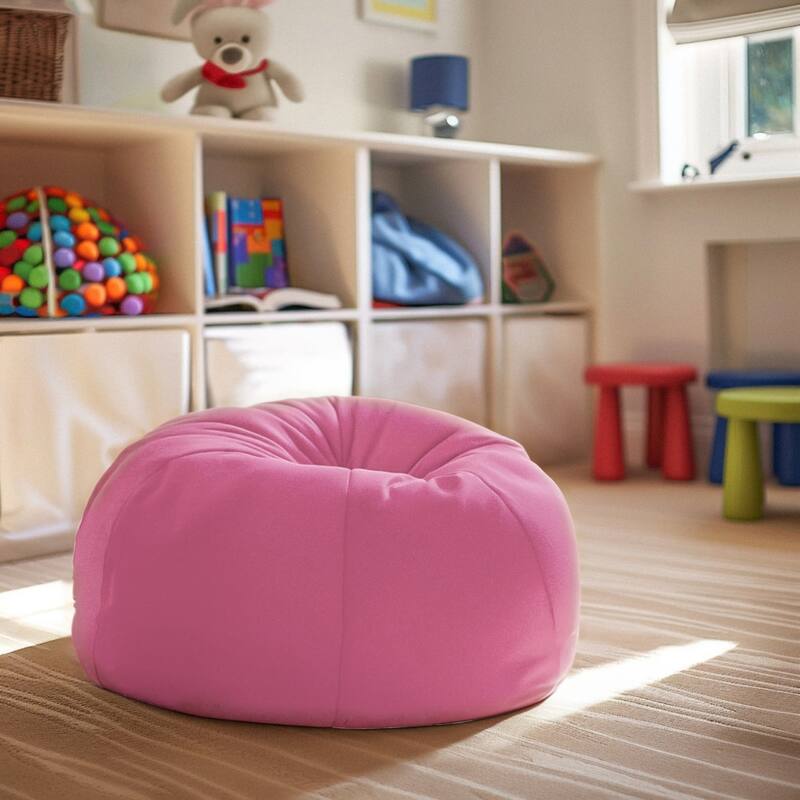 Small Refillable Bean Bag Chair for Kids and Teens