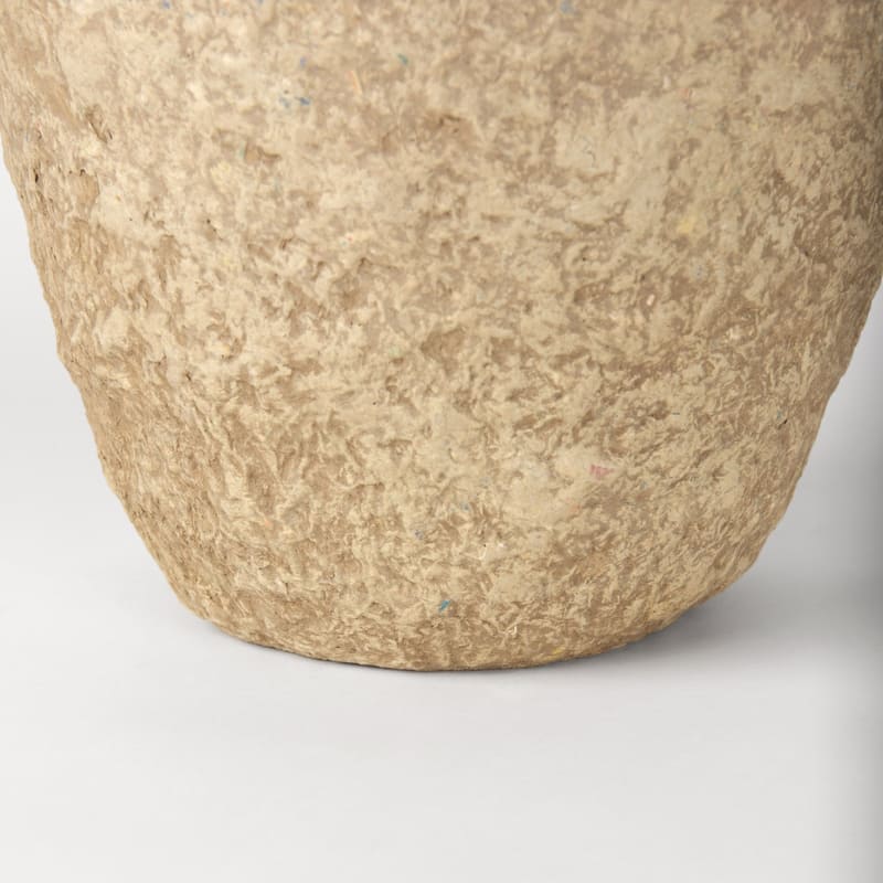 Rundal Small Grey Paper Mache Vase