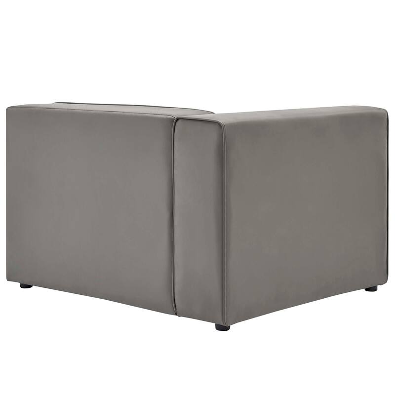 Mingle Vegan Leather 4-Piece Sofa and 2 Ottomans Set