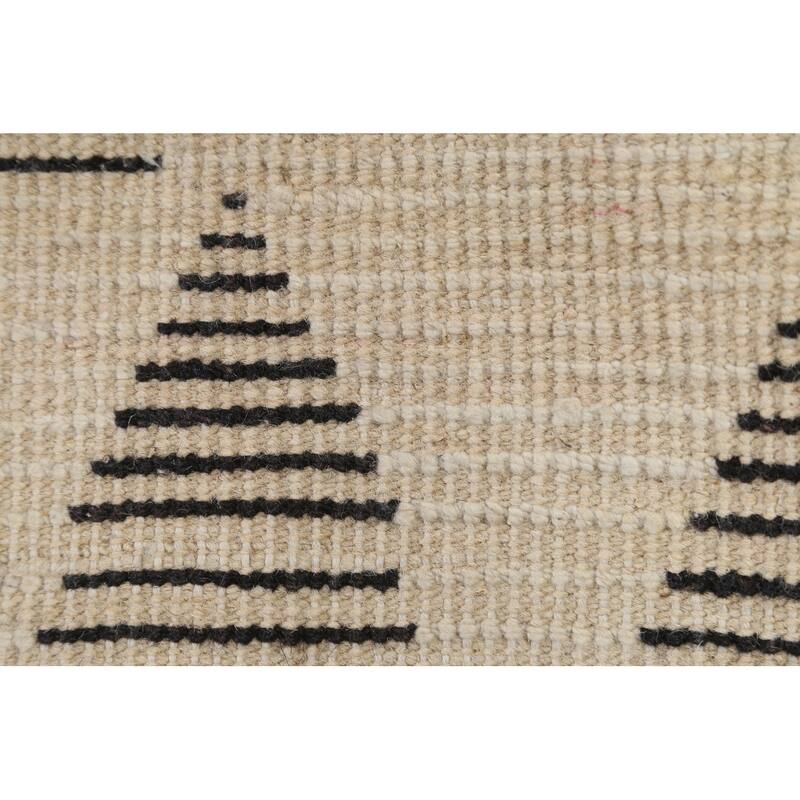 Tribal Vegetable Dye Moroccan Berber Oriental Wool Area Rug Handmade - 5'7" x 9'0"
