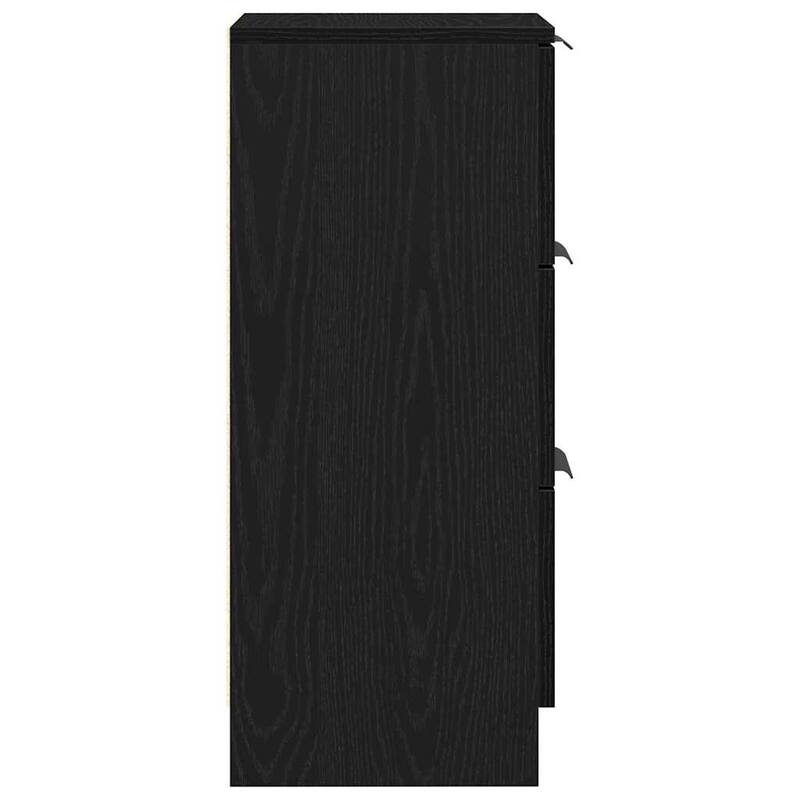 vidaXL Sideboard oak Engineered wood Sideboard Square Modern