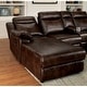 preview thumbnail 3 of 12, Furniture of America Faux Leather Reclining Sectional with Chaise