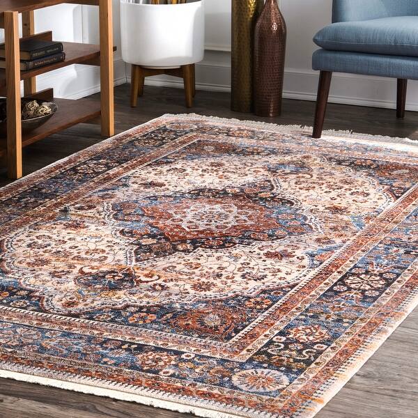 Shop Nuloom Rust Vintage Oriental Area Rug Overstock 20756581