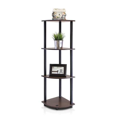 Porch & Den St. Marks 4-tier Corner Multipurpose Shelving Unit
