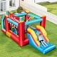 preview thumbnail 2 of 11, 5-in-1 Ice Cream Inflatable Bounce House Ideal for Birthdays, Holidays or Summer Celebrations - 187" x 88" x 79" (L x W x H)