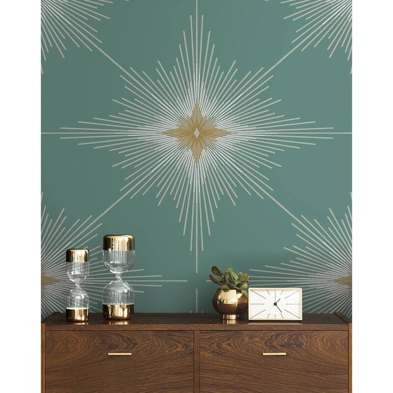 Seabrook Designs North Star Non-Woven Unpasted Wallpaper