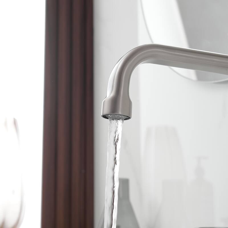 8 Inches Widespread Bathroom Faucet with Drain Kit