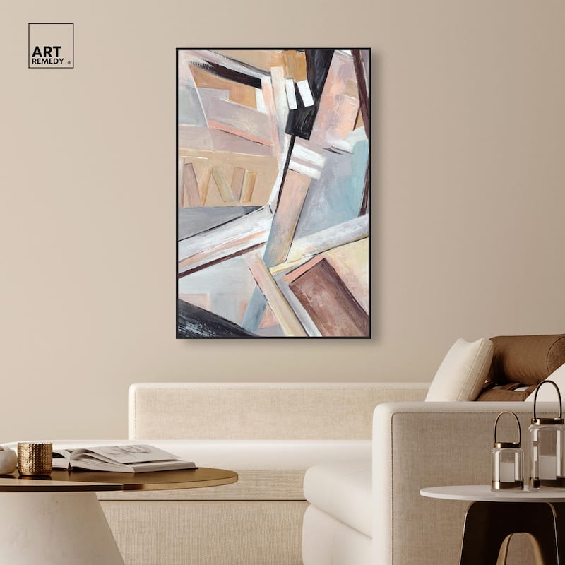 Balancing Lines II Canvas by Art Remedy