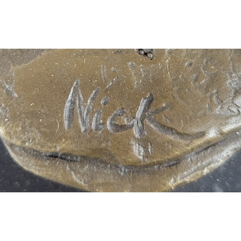 Appeal To The Great Spirit Sioux Chief Indian Bronze Statue By Mario Nick Figurine
