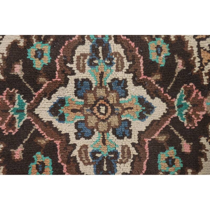 Hamedan Persian Vintage Rug Hand-Knotted Wool Carpet - 7'2"x 10'2"