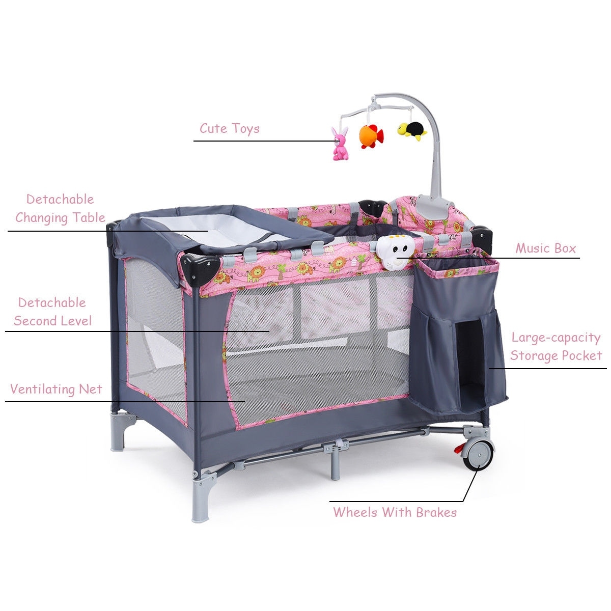 costway bassinet