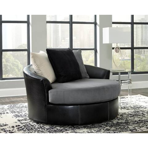 Jacurso Oversized Chair - Charcoal