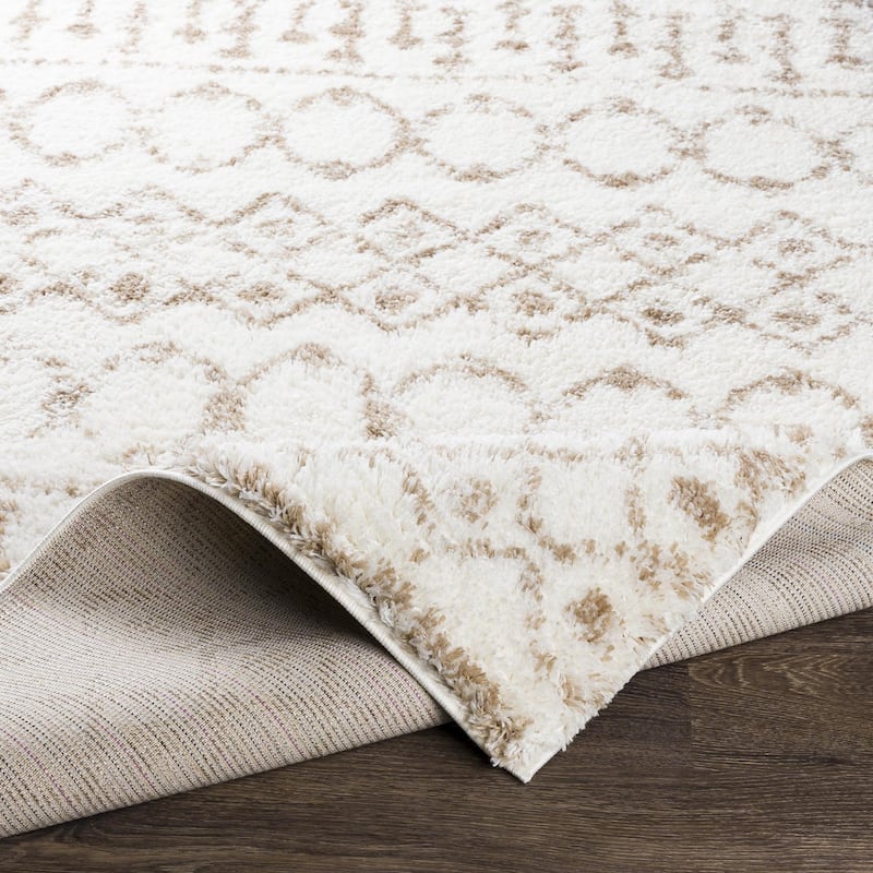 Livabliss Aliyah Shag Moroccan Tribal Area Rug