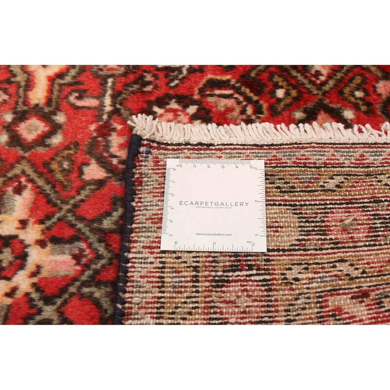 ECARPETGALLERY Hand-knotted Andelz Red Wool Rug - 2'9 x 9'6