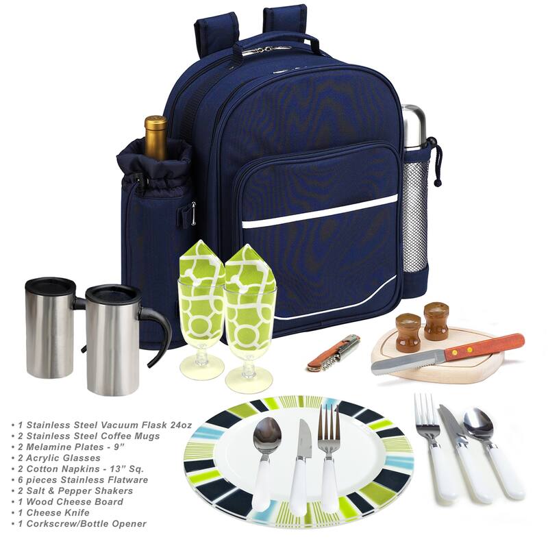 NCAA Clemson Tigers 2-Person Coffee Picnic Backpack