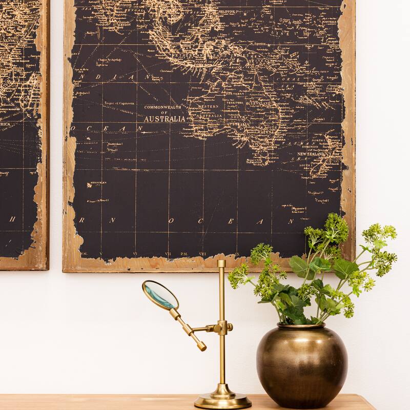 Stanford World Map Wall Decor (Pack of 3)