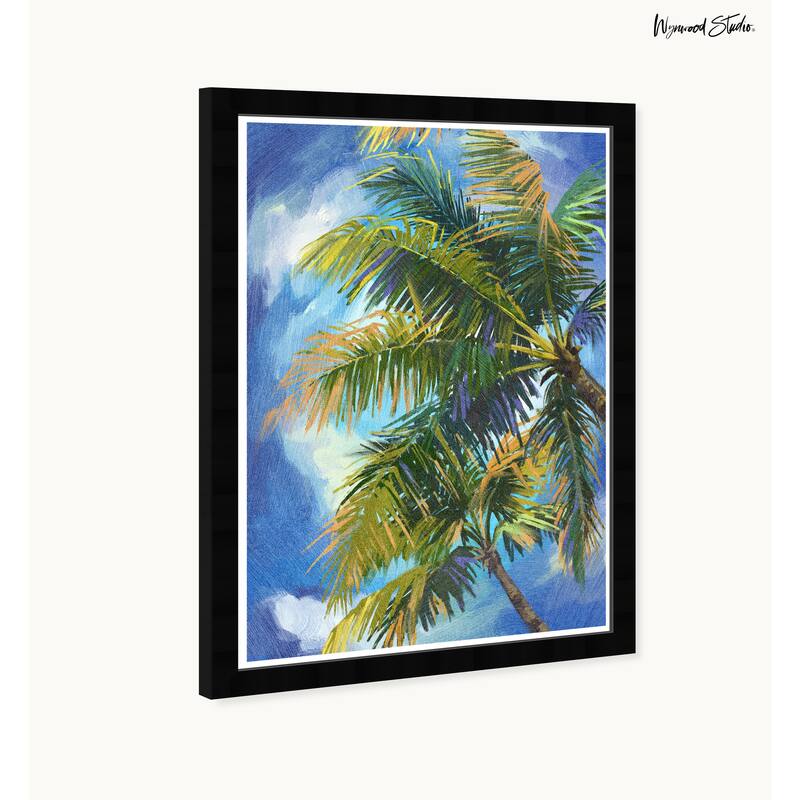 Wynwood Studio Clear Sky Palm Framed Beachfront Coastal Prints