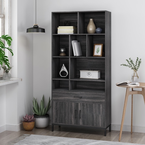 Gallatin Faux Wood Cube Unit Bookcase by Christopher Knight Home. Opens flyout.