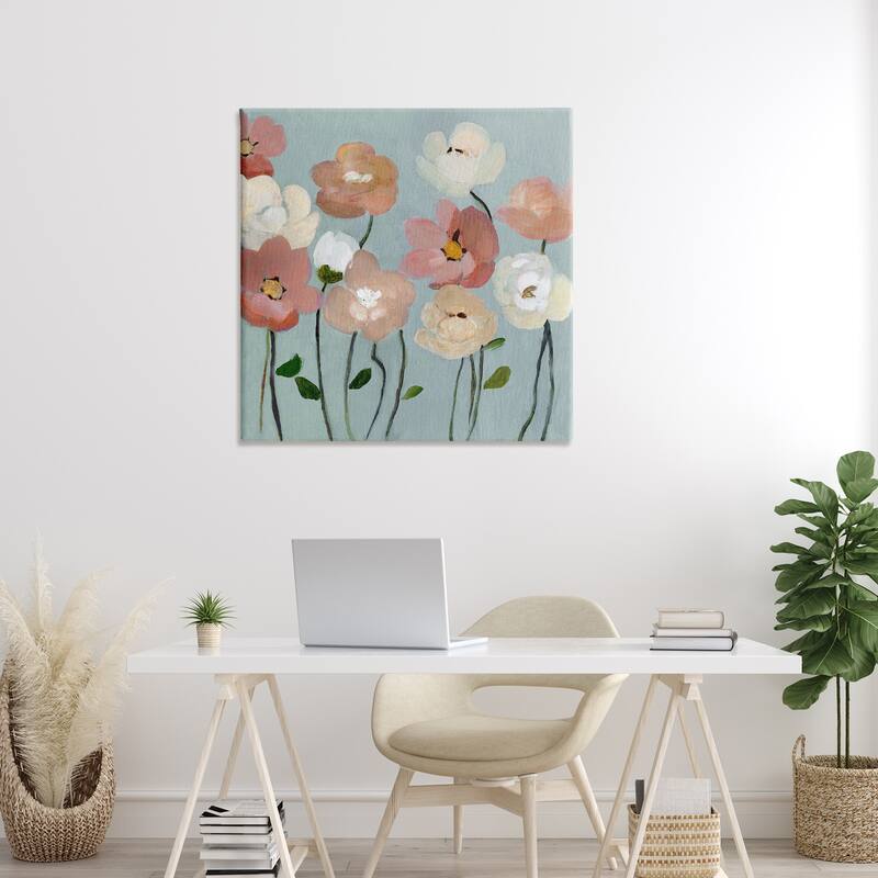 Stupell Soft Mixed Blossoms Canvas Wall Art Design By Charity Henderson