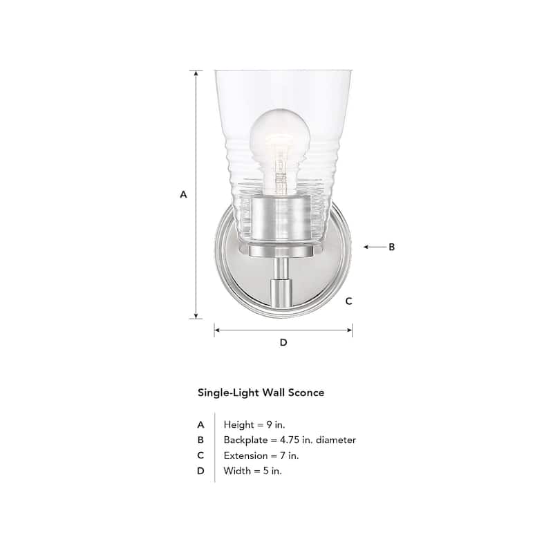 Ingo 1 Light Wall Sconce - 5