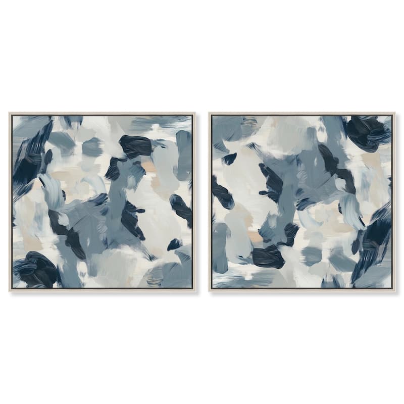 Oneiric Circles III Canvas by Art Remedy - 20" x 30" - White