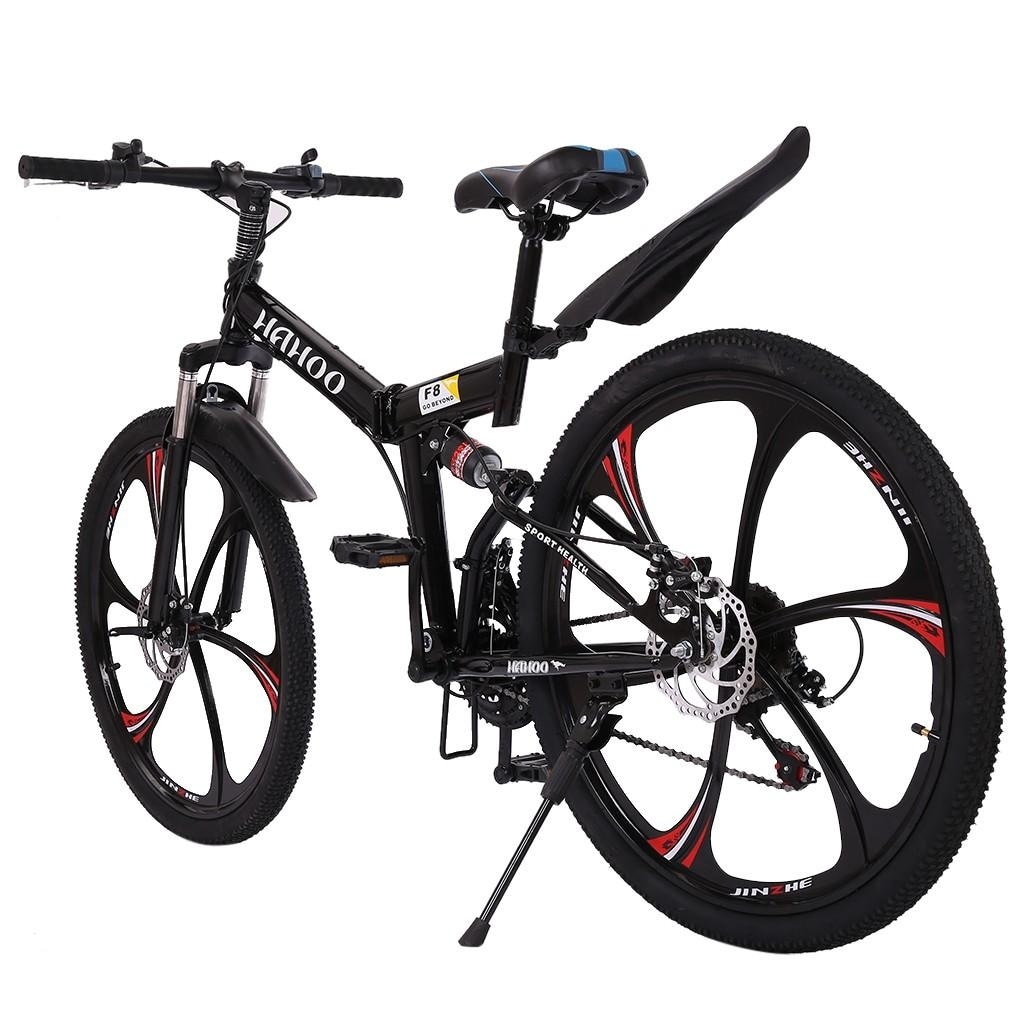 Details about   ❀26 Inch Mountain Bike With 21 Speed Dual Disc Brakes Full Suspension Non-slip 