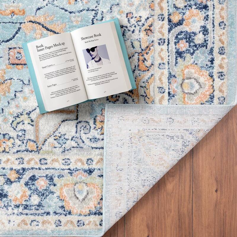 Luxe Weavers Oriental Medallion Area Rug, Stain-Resistant Carpet