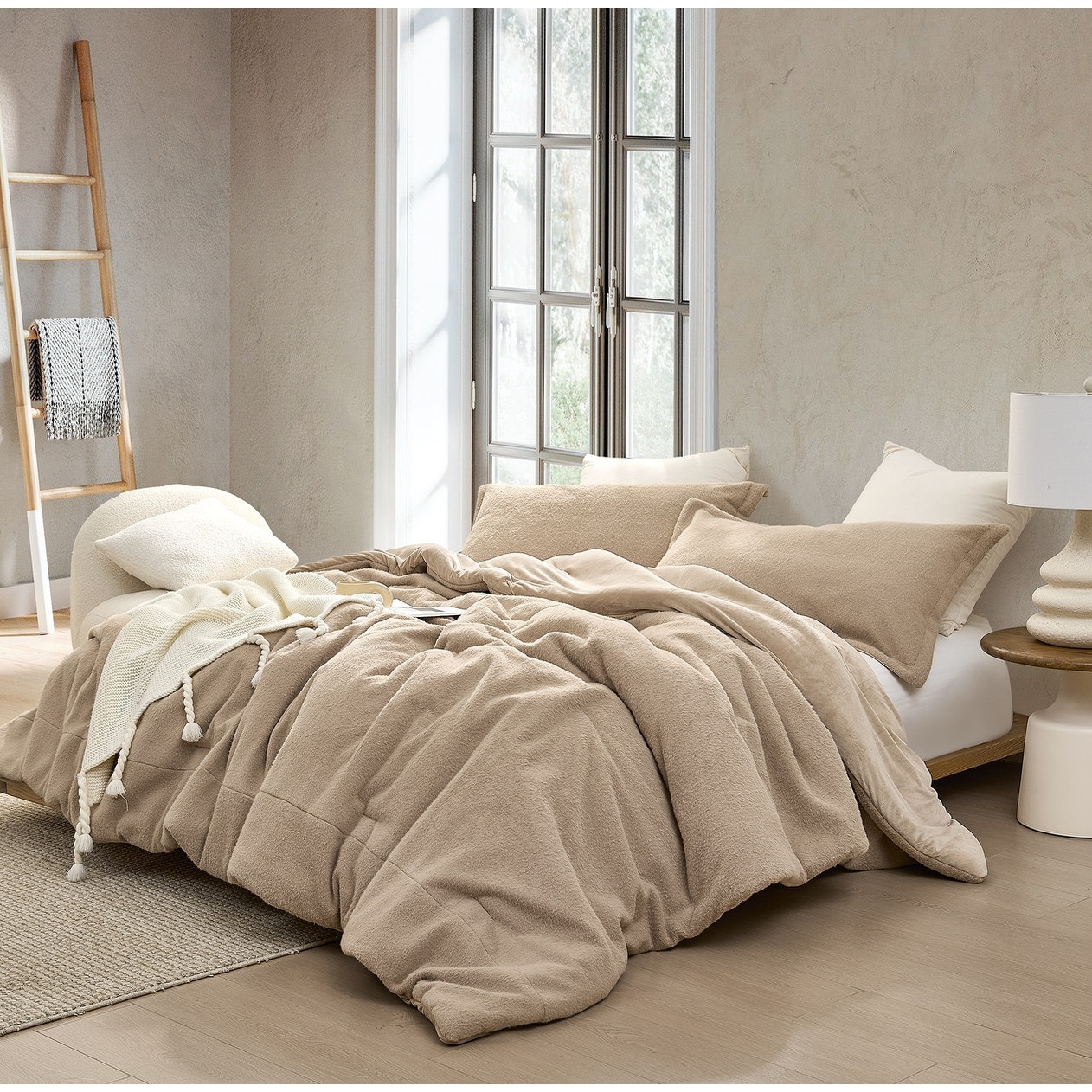 You Feel Me - Coma Inducer® Oversized Comforter Set - Tan Taupe
