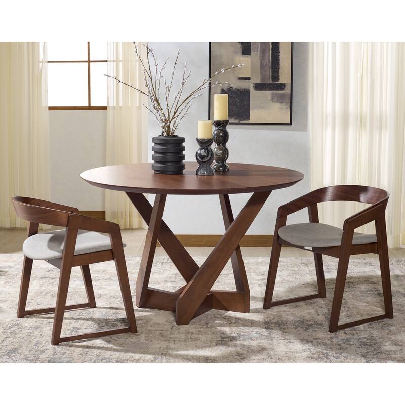 SAFAVIEH Couture Hildabryna Dining Chair (Set of 2) - 21"W x 21"D x 26"H