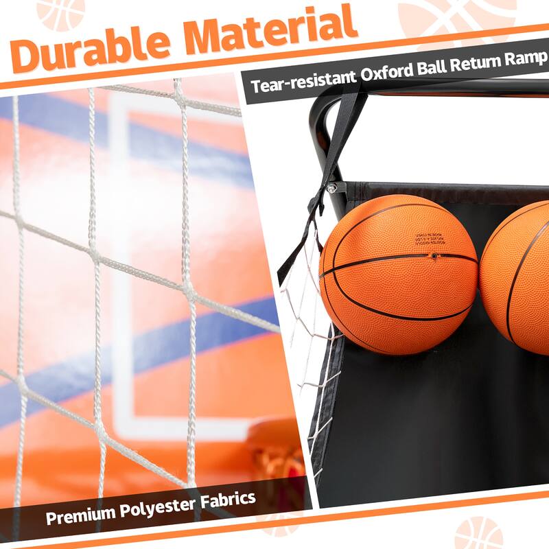 Costway Foldable Single Shot Basketball Arcade Game W/Electronic - See Details