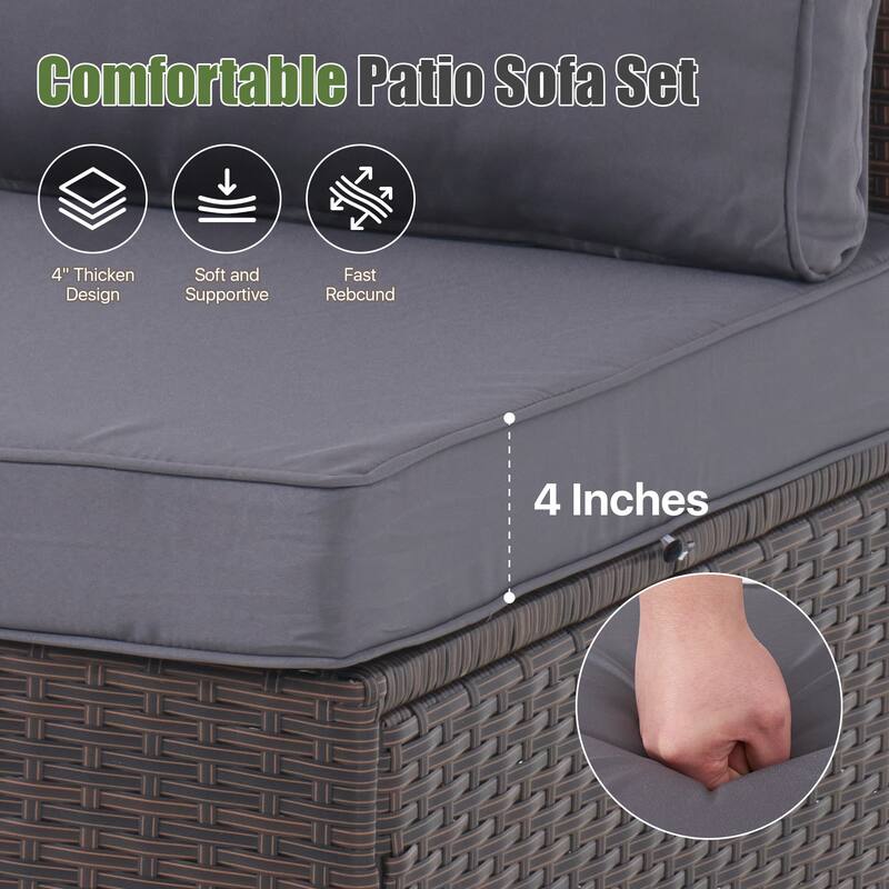 Patio Furniture Set , Outdoor Sectional Sofa Set