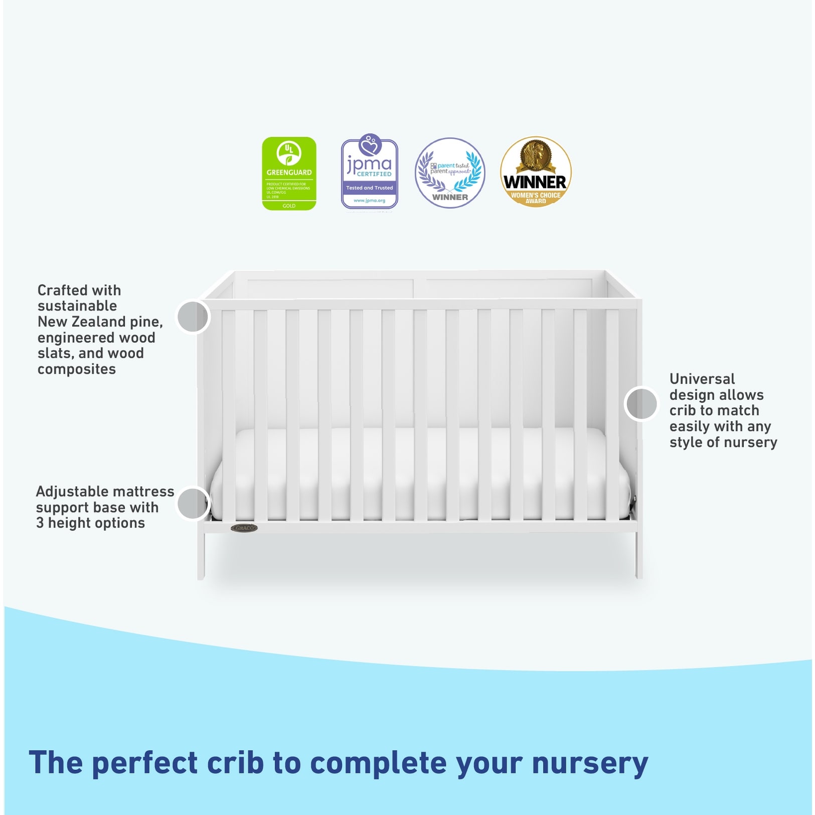Graco Theo 3 in 1 Convertible Crib Bed Bath Beyond 35316261