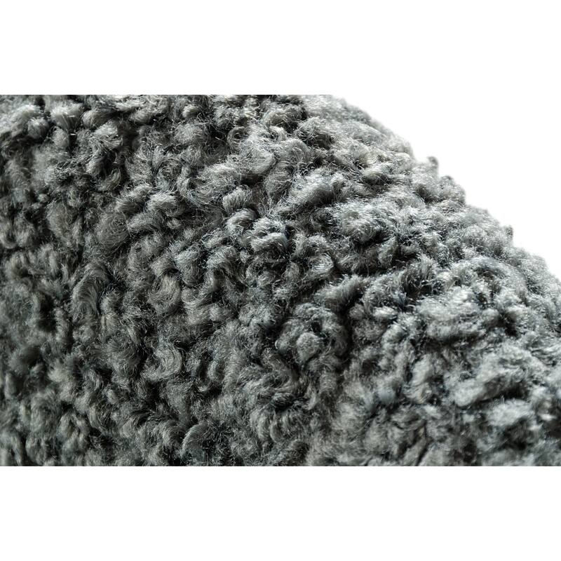 Modrest Ikard Modern Grey Sheep Rocking Chair