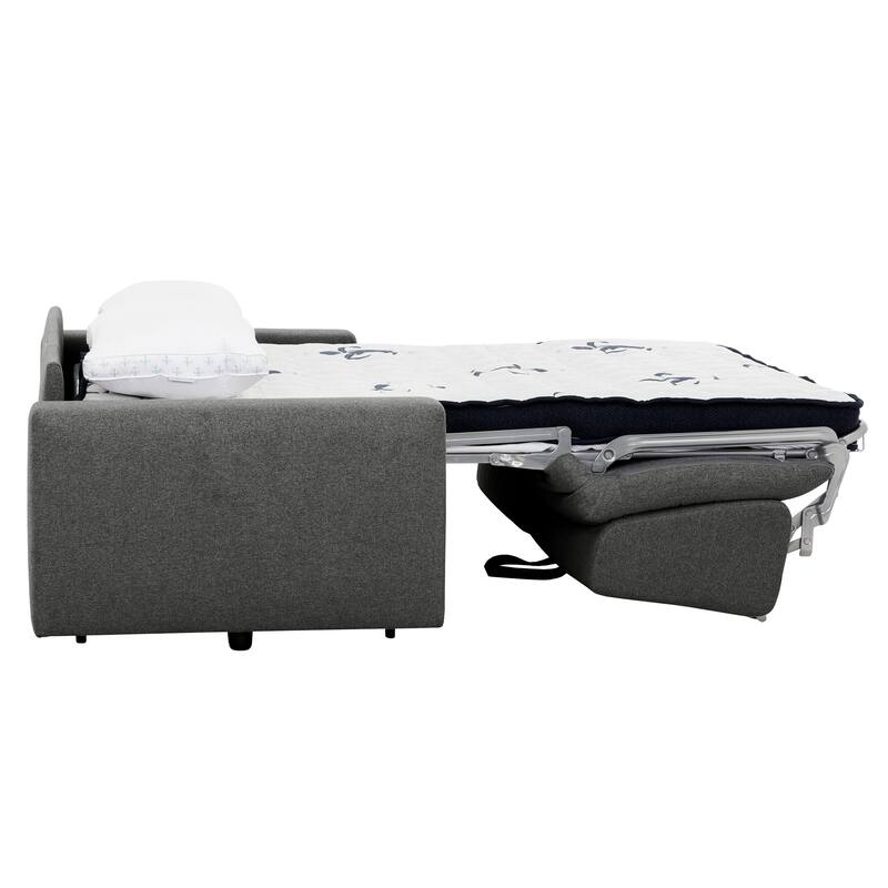 Stearns & Foster® Giotto 78 in. Full Sleeper Sofa with Memory Foam Mattress