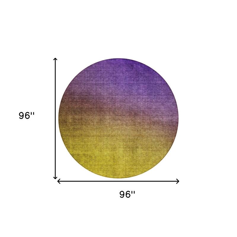 HomeRoots Ombre Transitional Rectangle Outdoor Rug