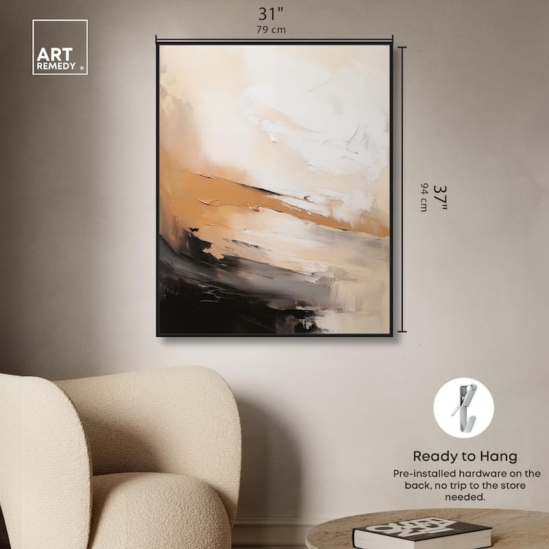 Baked Clay III Canvas by Art Remedy