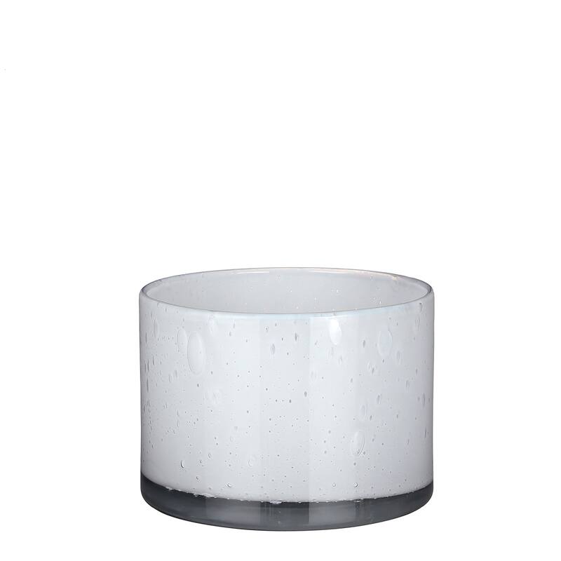 Estelle Recycled Glass Bowl White 8.65"Dia - A - A