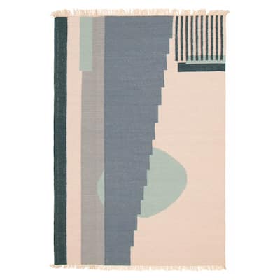 Ankara FW Beige Kilim 5'2" x 7'10" - 5'2 x 7'10
