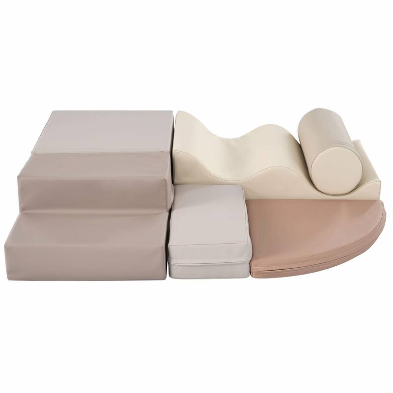 Soft Climb and Crawl Foam Playset 6 in 1 - Safe and Engaging Play Equipment