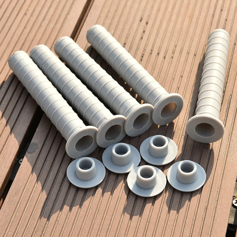 Costway 4'x48' In-Ground Swimming Pool Safety Fence Section 4 Set - 12'x4'