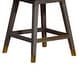 preview thumbnail 157 of 176, Amalie Upholstered Bar Stool, Swivel Counter Height Stool with Solid Wood Frame