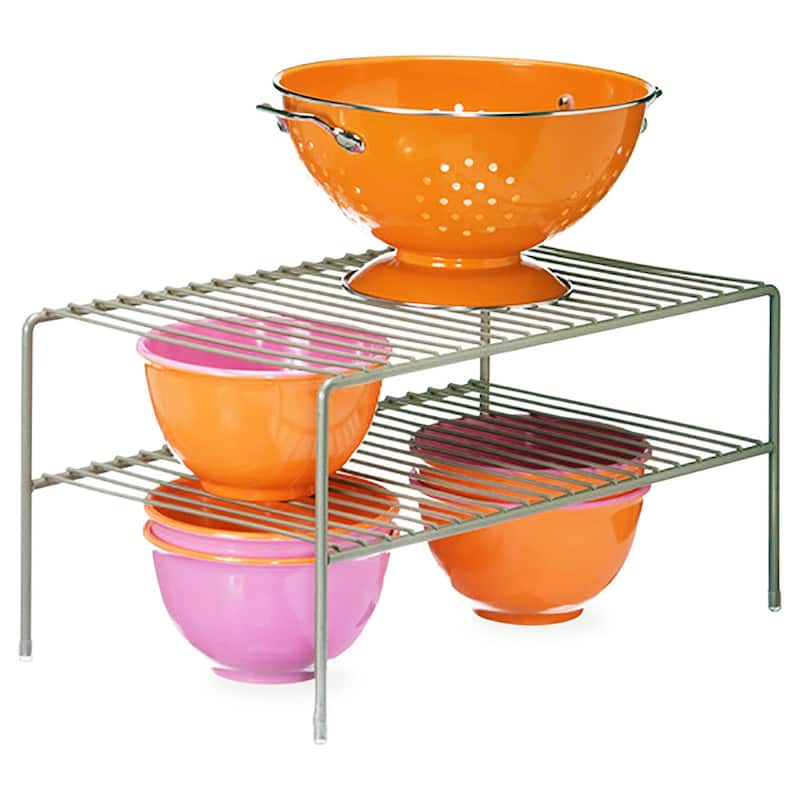 Organized Living Nickel Large Double Shelf