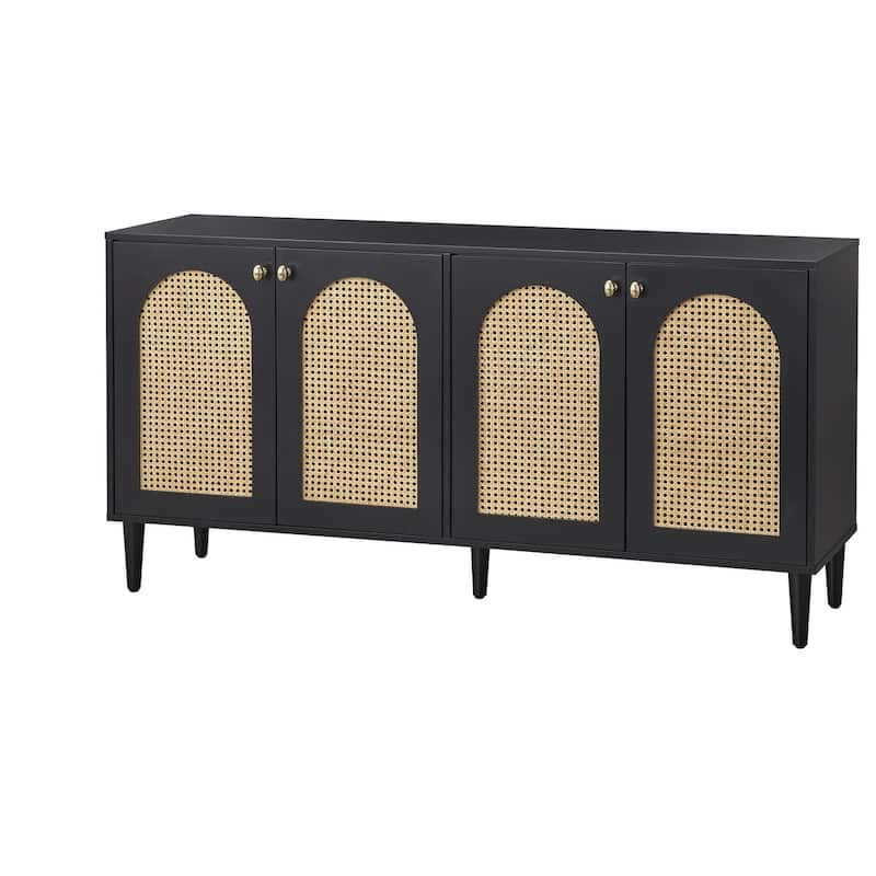 Lifestorey Montello 4-Door Sideboard with Cane