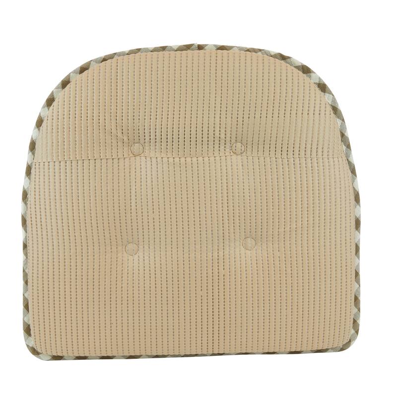 Klear Vu Tufted Non-Slip Dining Chair Cushion Set