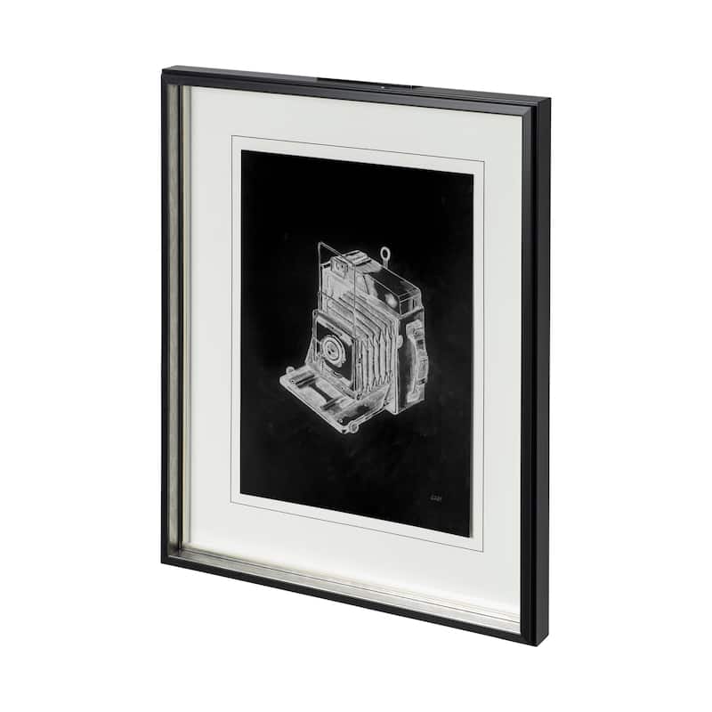 Pacemaker Black I Framed Art Print