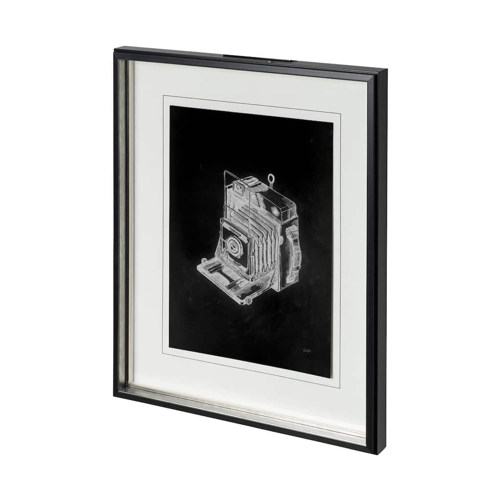Pacemaker Black I Framed Art Print