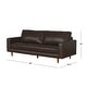 preview thumbnail 26 of 34, Abbyson Holloway Mid Century Top-grain Leather Sofa