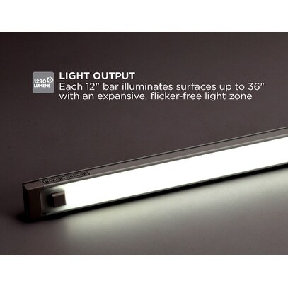 BLACK+DECKER LED Under Cabinet Lighting Kit, 12, Natural Daylight - Bed  Bath & Beyond - 14469975
