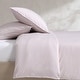 preview thumbnail 26 of 52, Calvin Klein Washed Percale Solid Cotton Duvet Cover Set