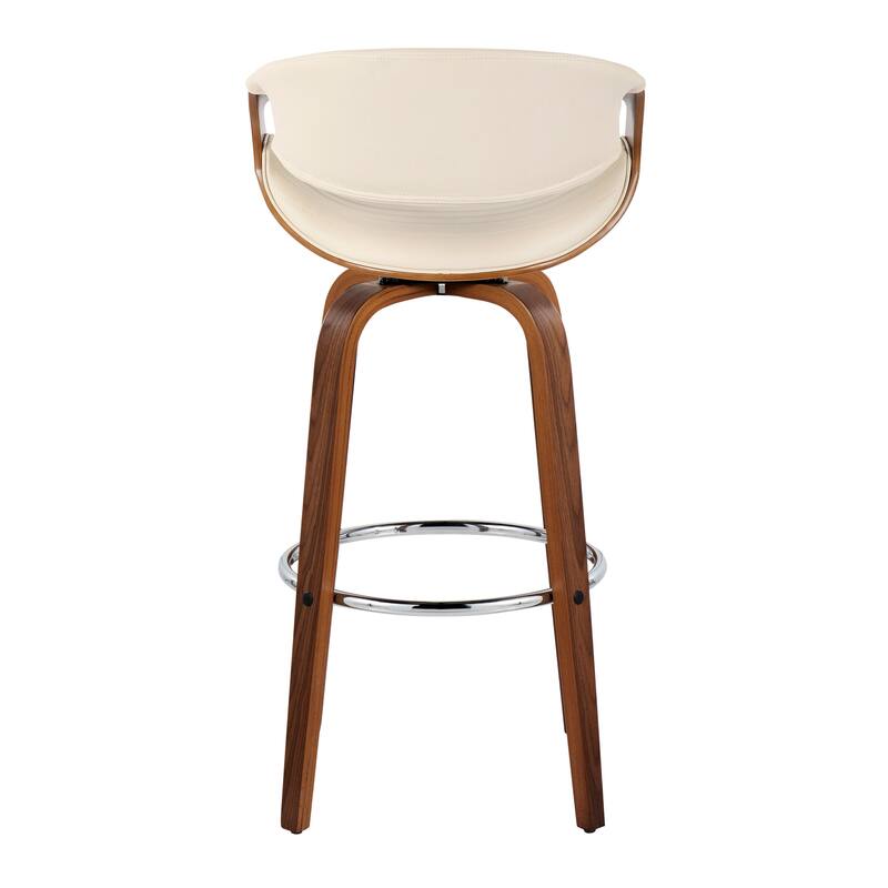 Carson Carrington Kanteborg 30" Fixed-Height Bar Stool with Round Footrest (Set of 2)